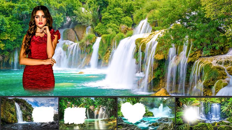 Waterfall Photo Editor frame Tangkapan skrin 1