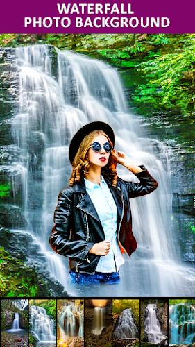 Waterfall Photo Editor frame Tangkapan skrin 2