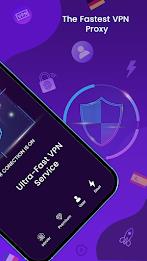 Ultra Fast VPN ဖန်သားပြင်ဓာတ်ပုံ 1