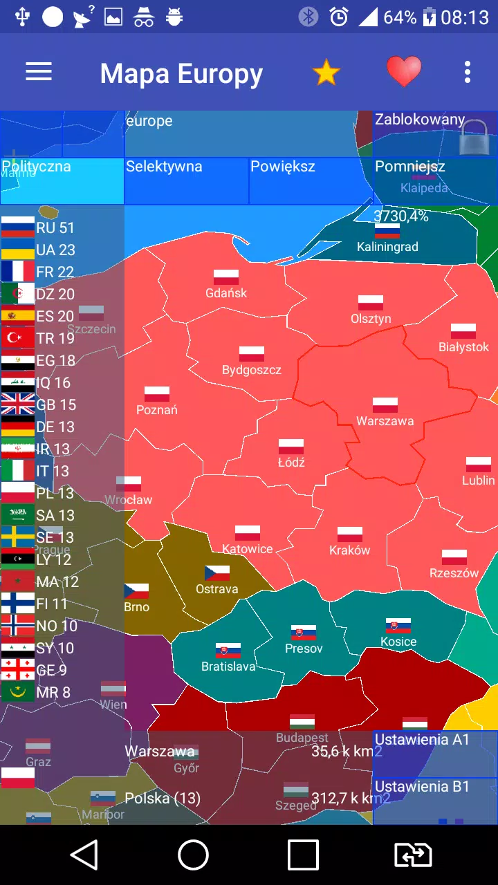 Europe map Ảnh chụp màn hình 0