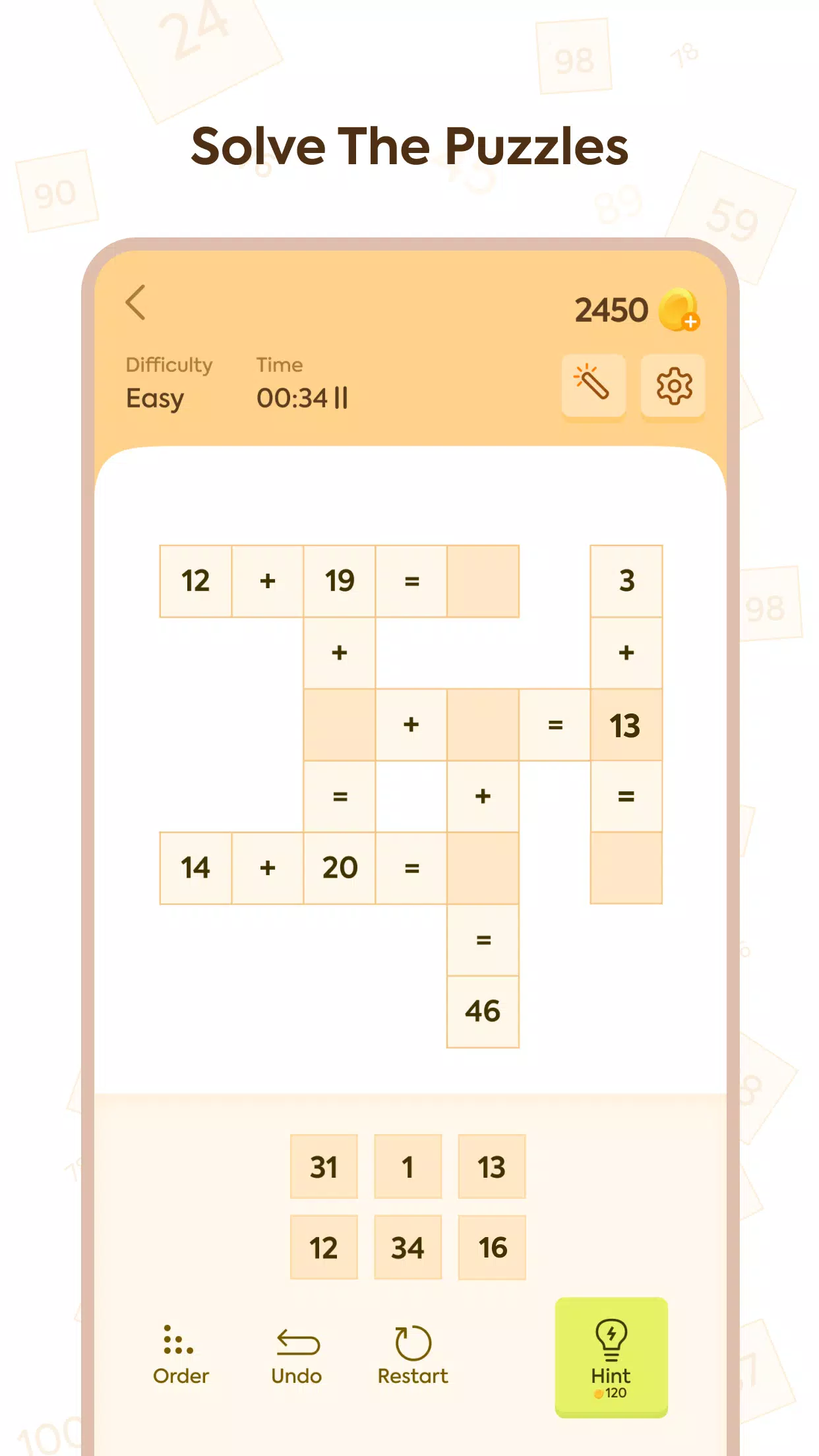 Puzzle Math Capture d'écran 1