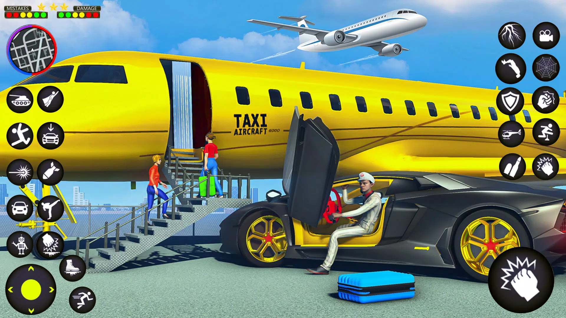 Taxi Driving: 3D Crazy Parking Captura de tela 1