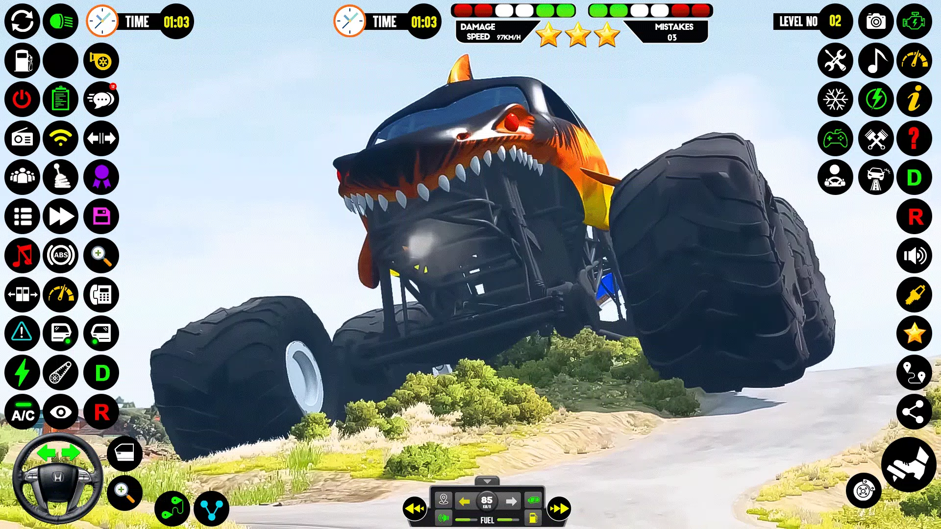 Schermata Monster Truck Racing: Truck 3D 1