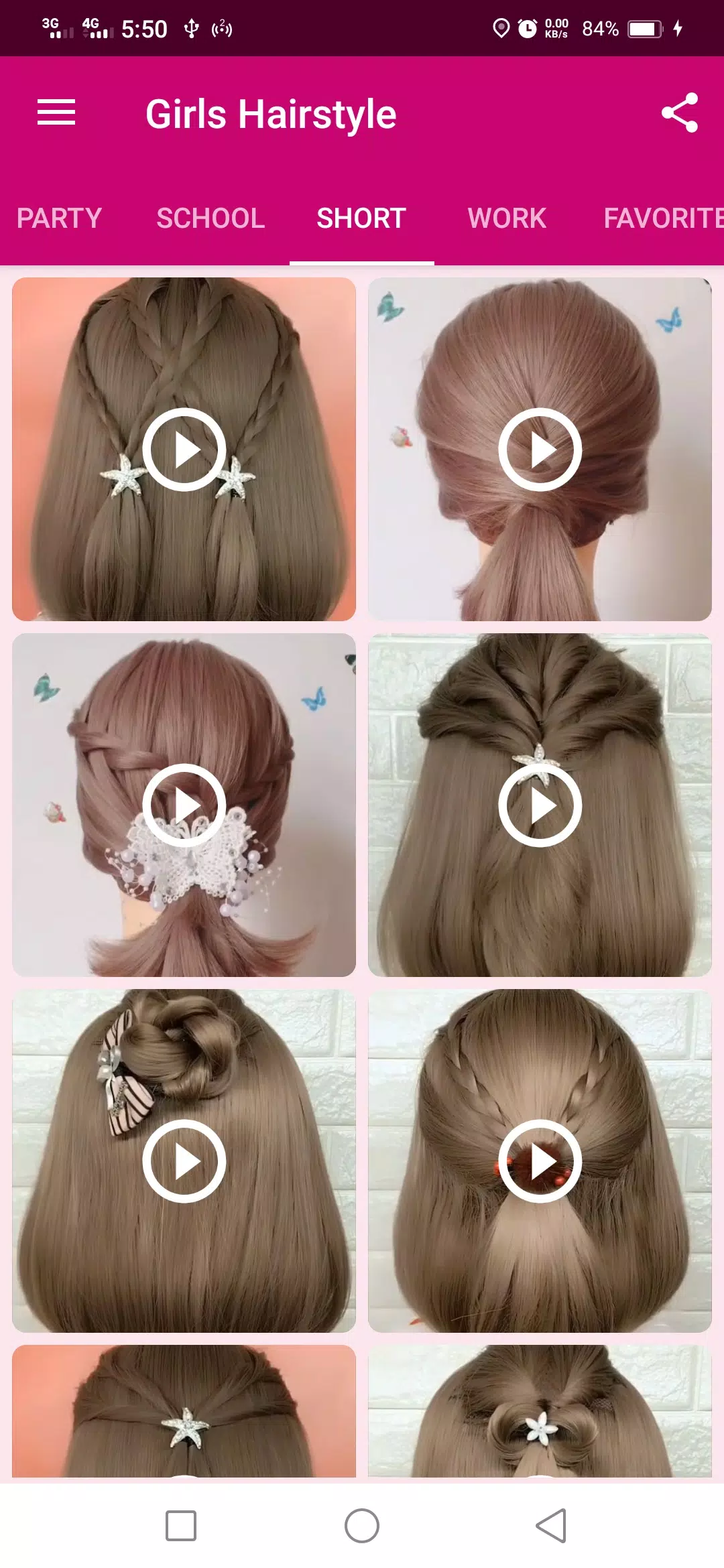 Girls Hairstyle ภาพหน้าจอ 3