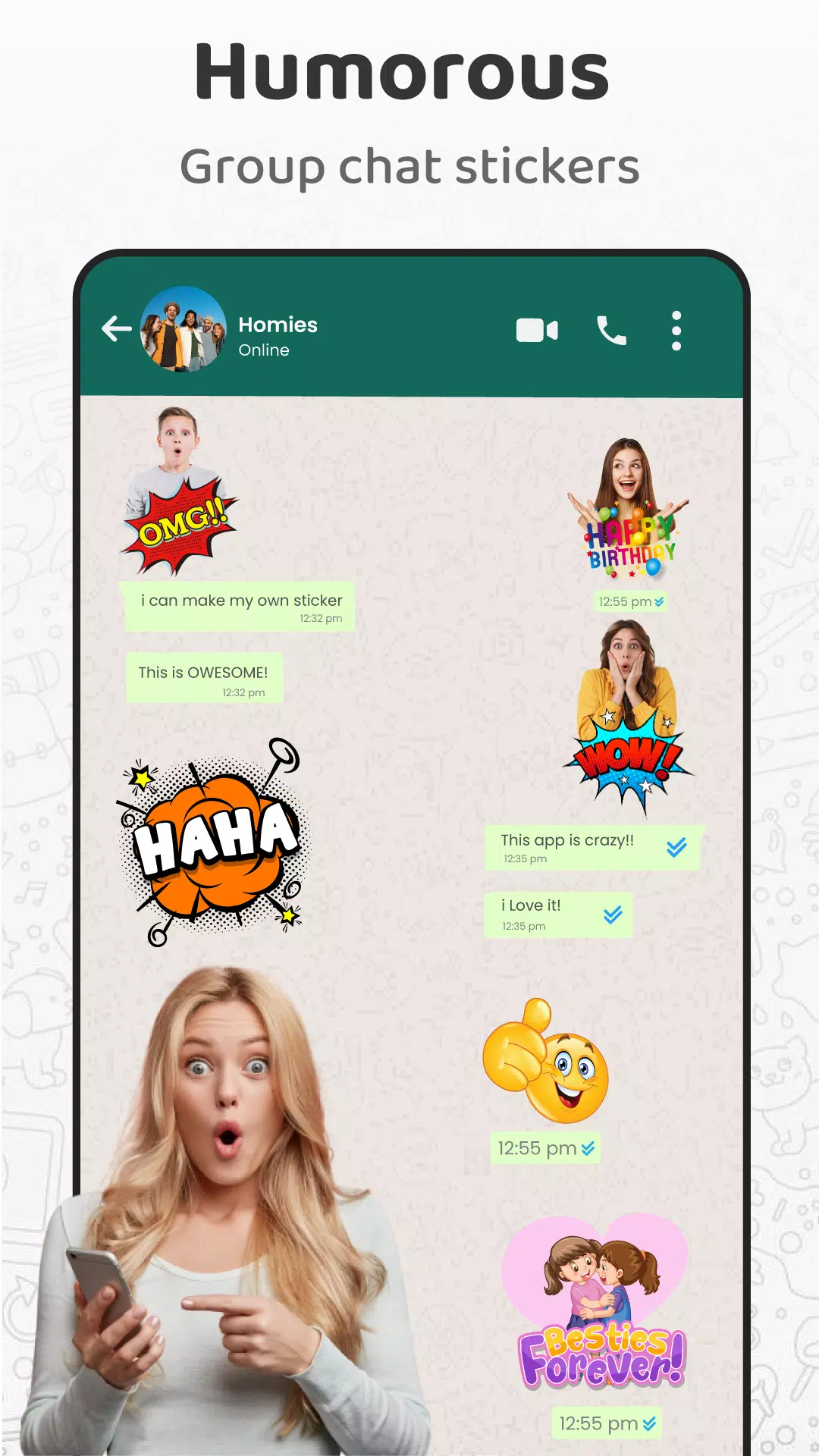 Animated Sticker Maker & GIFHY Скриншот 2