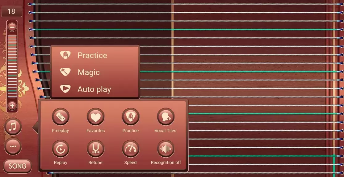 Guzheng Connect: Tuner & Notes Detector Captura de tela 1