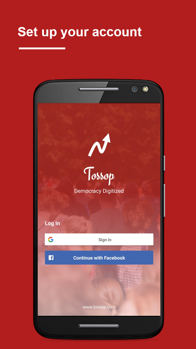 Tossop – Opinion Sharing & Learning App Captura de pantalla 0