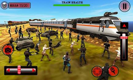 US Army Train Zombie Shooting Screenshot 2