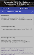 Citation Generator Lite ภาพหน้าจอ 0