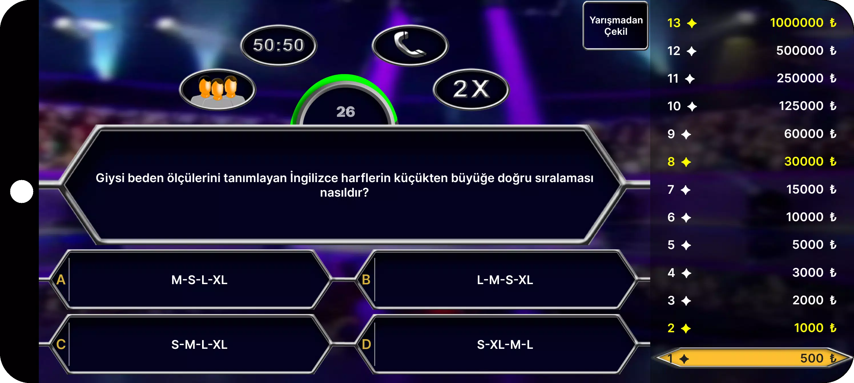 Milyoner Bilgi Yarışması ภาพหน้าจอ 1