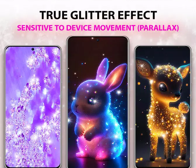 Glitter Live Wallpaper Ekran Görüntüsü 0