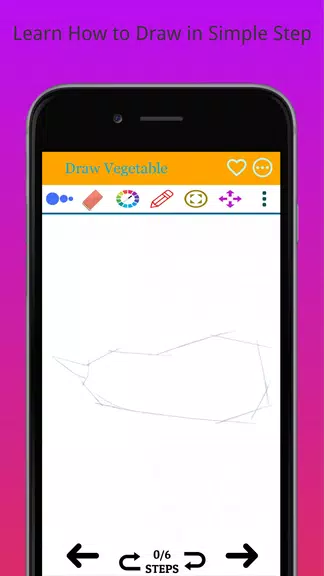 How to Draw Real Vegetables Screenshot 0
