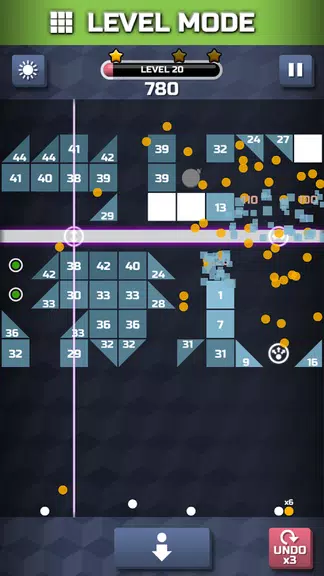 Bricks breaker(Shoot ball) Schermafbeelding 0