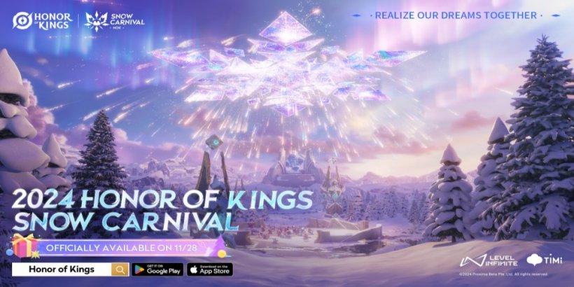 Honor of Kings is klaar voor de winter met het Sneeuwcarnaval-evenement dat vol zit met campagnes en beloningen