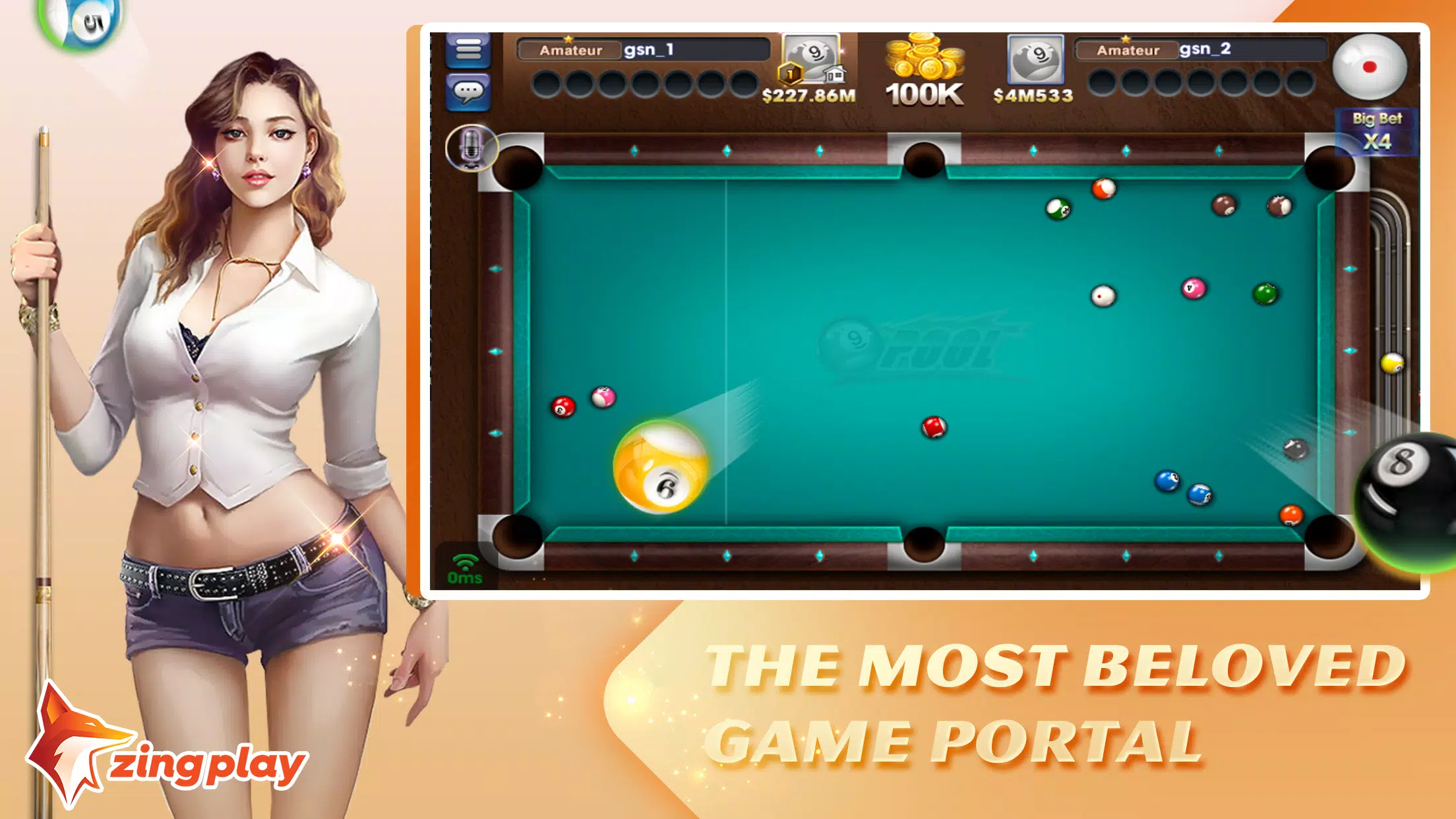 ZingPlay Games: Pool & Casual Captura de pantalla 2