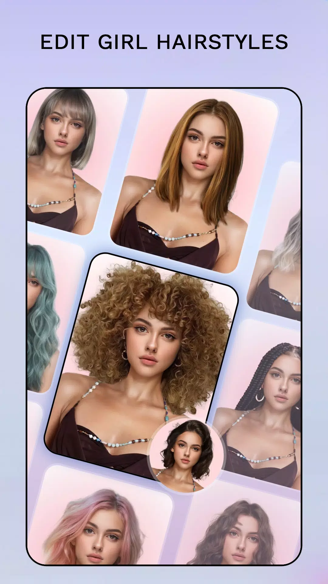 Hair Color Changer: Hairstyles Скриншот 3