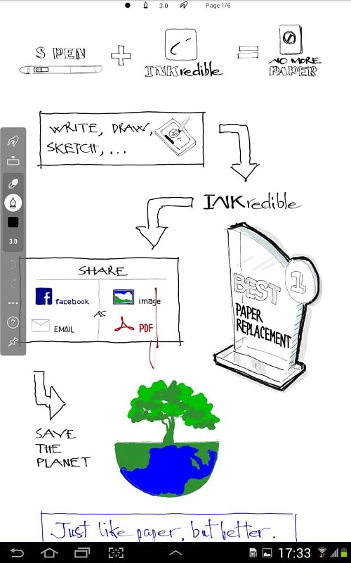 INKredible - Handwriting Note Screenshot 1