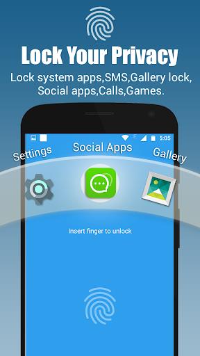 App lock - Real Fingerprint, P Capture d'écran 0