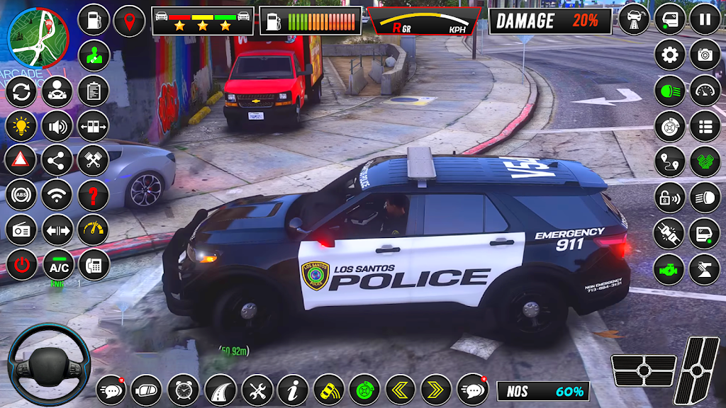 Police Car Chase: Car Games 3D Zrzut ekranu 2