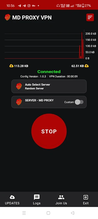 MD PROXY VPN Captura de pantalla 1