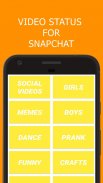 Video Status For SnapChat Ảnh chụp màn hình 2