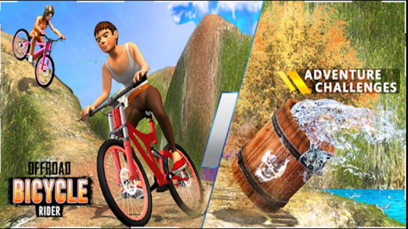 Offroad Bicycle Bmx Stunt Game Ảnh chụp màn hình 1