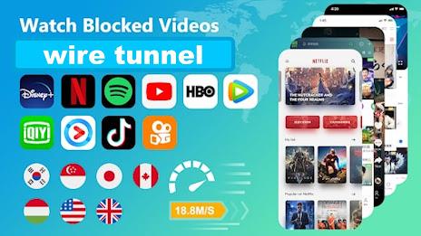 Wire tunnel plus vpn स्क्रीनशॉट 1