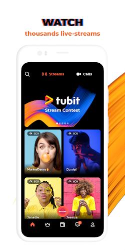 Tubit: Live Stream Video Chat Ekran Görüntüsü 0