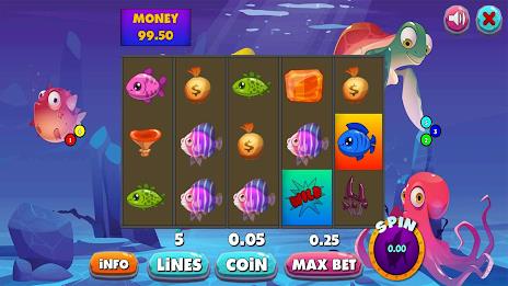 Jackpot underwater City slots स्क्रीनशॉट 0