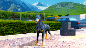 Doberman Dog Simulator Tangkapan skrin 0