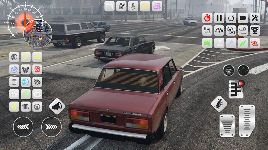 Lada 2107 Tuning Russian City Screenshot 2