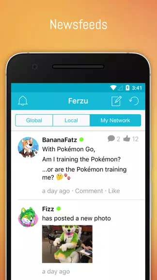 FERZU - Furries Social Network Ekran Görüntüsü 2