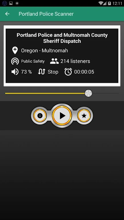 Schermata Portland Police Scanner Free Police Scanner App 0