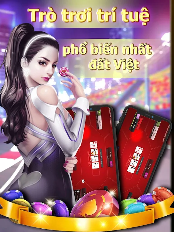 Tiến Lên: Tien len mien nam, tien len - OFFLINE スクリーンショット 1