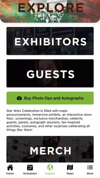 Star Wars Celebration Europe ဖန်သားပြင်ဓာတ်ပုံ 1