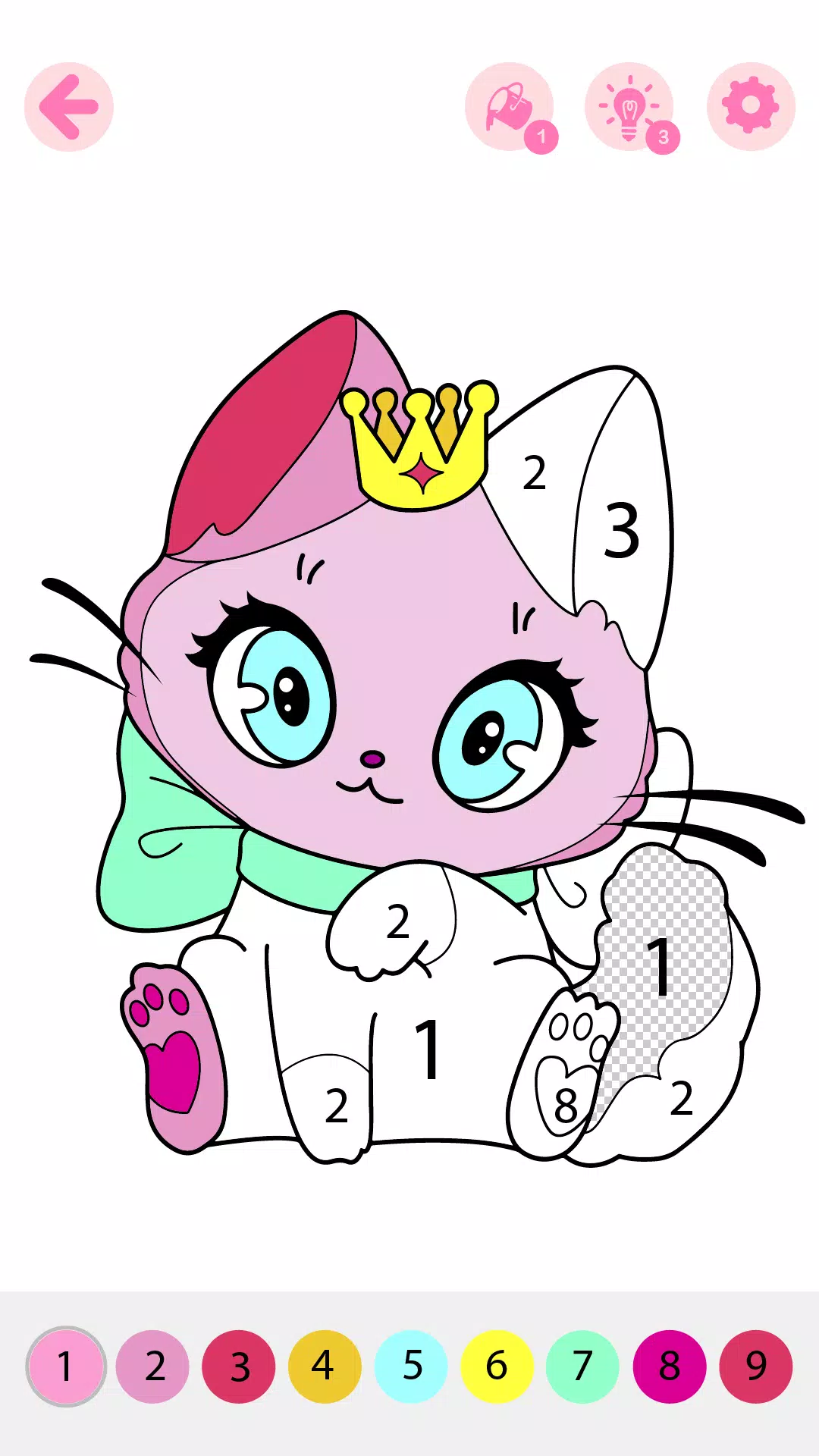 Kids Coloring Book by Numbers Zrzut ekranu 0