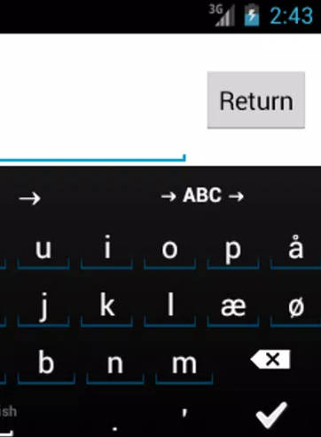 Danish for AnySoftKeyboard Screenshot 2