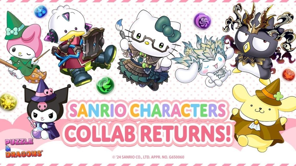 Enchanting Sanrio Characters Join Puzzle & Dragons Adventure