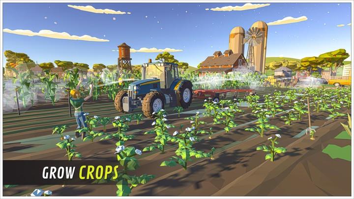 Schermata Real Farming Tractor Game 2024 1