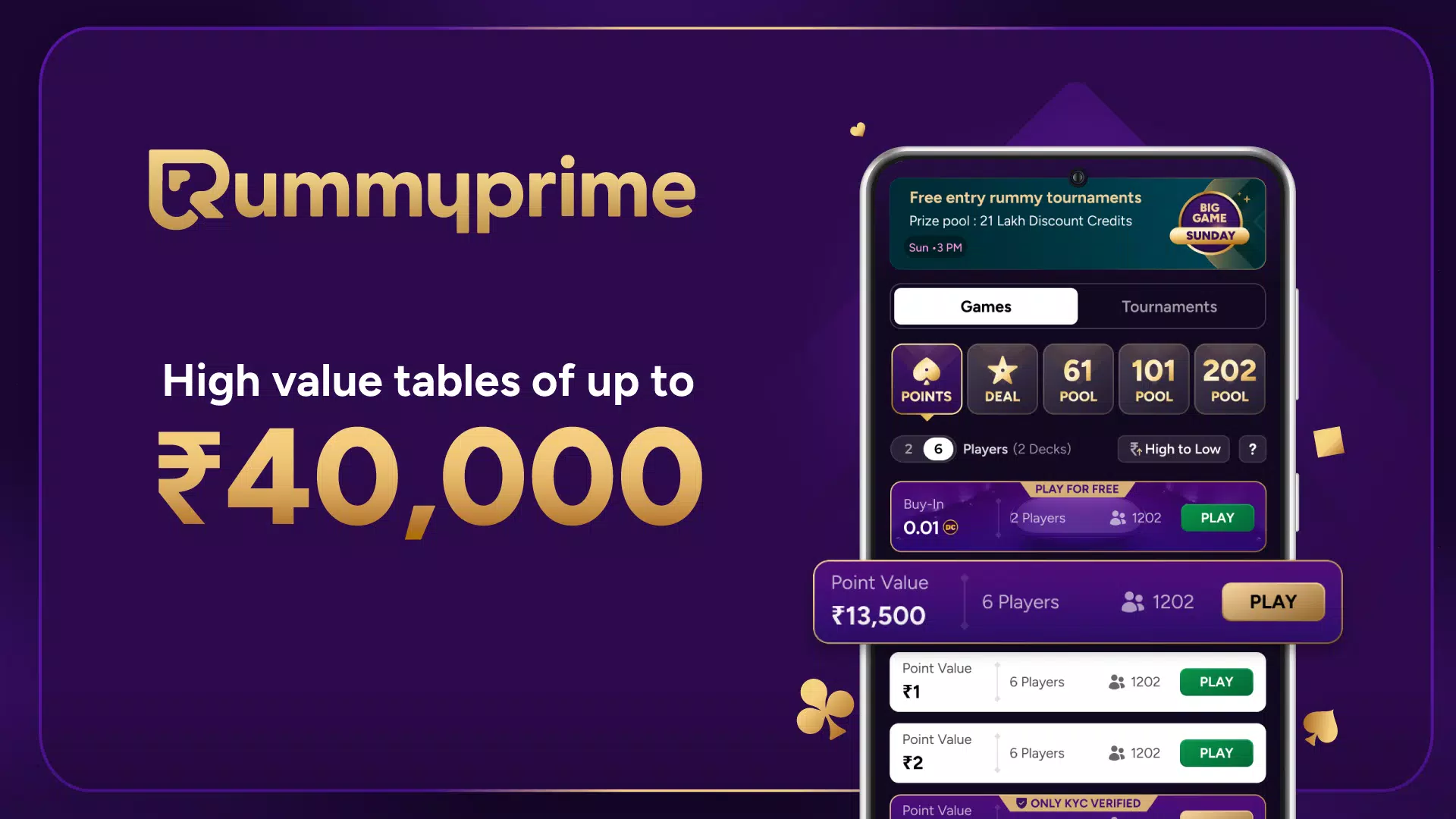 RummyPrime - Rummy Cash Game Captura de pantalla 2