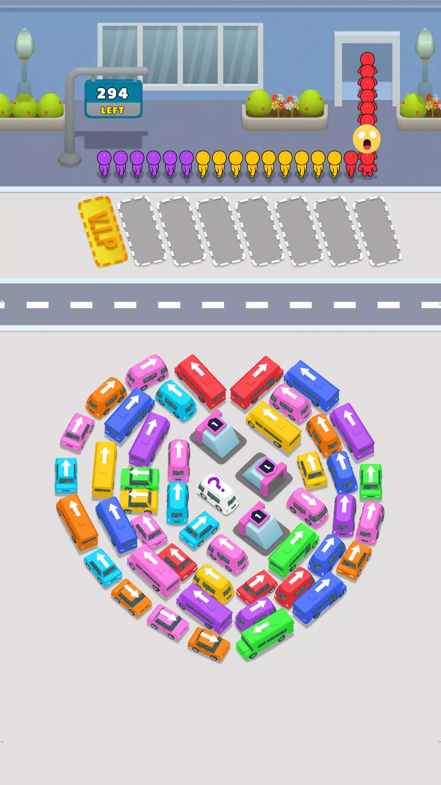 Bus Match Puzzle: Bus Shuffle Ekran Görüntüsü 2