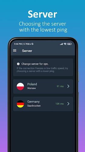 Nomad VPN स्क्रीनशॉट 1