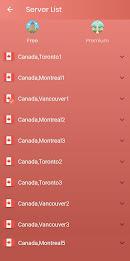 VPN Canada - Fast Secure VPN スクリーンショット 1