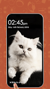 Kitty Cat Pin Lock Screen 스크린샷 1