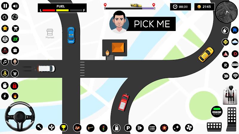 Pick N Drop Taxi Simulator Ảnh chụp màn hình 0