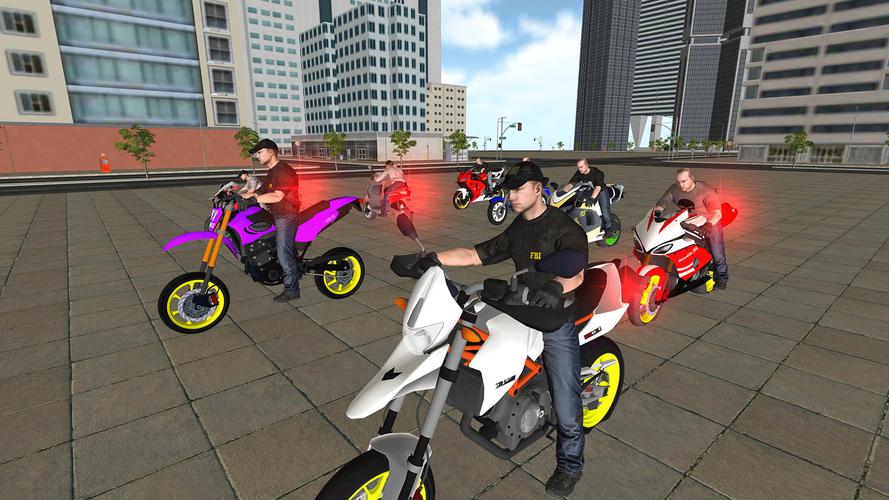 Bike Driving: Police Chase Captura de pantalla 0