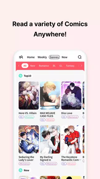 Lalatoon - Cómics y webtoon Captura de pantalla 1