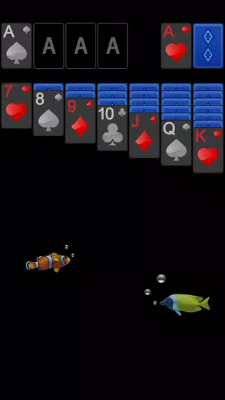 Solitaire - Dark Mode Schermafbeelding 1