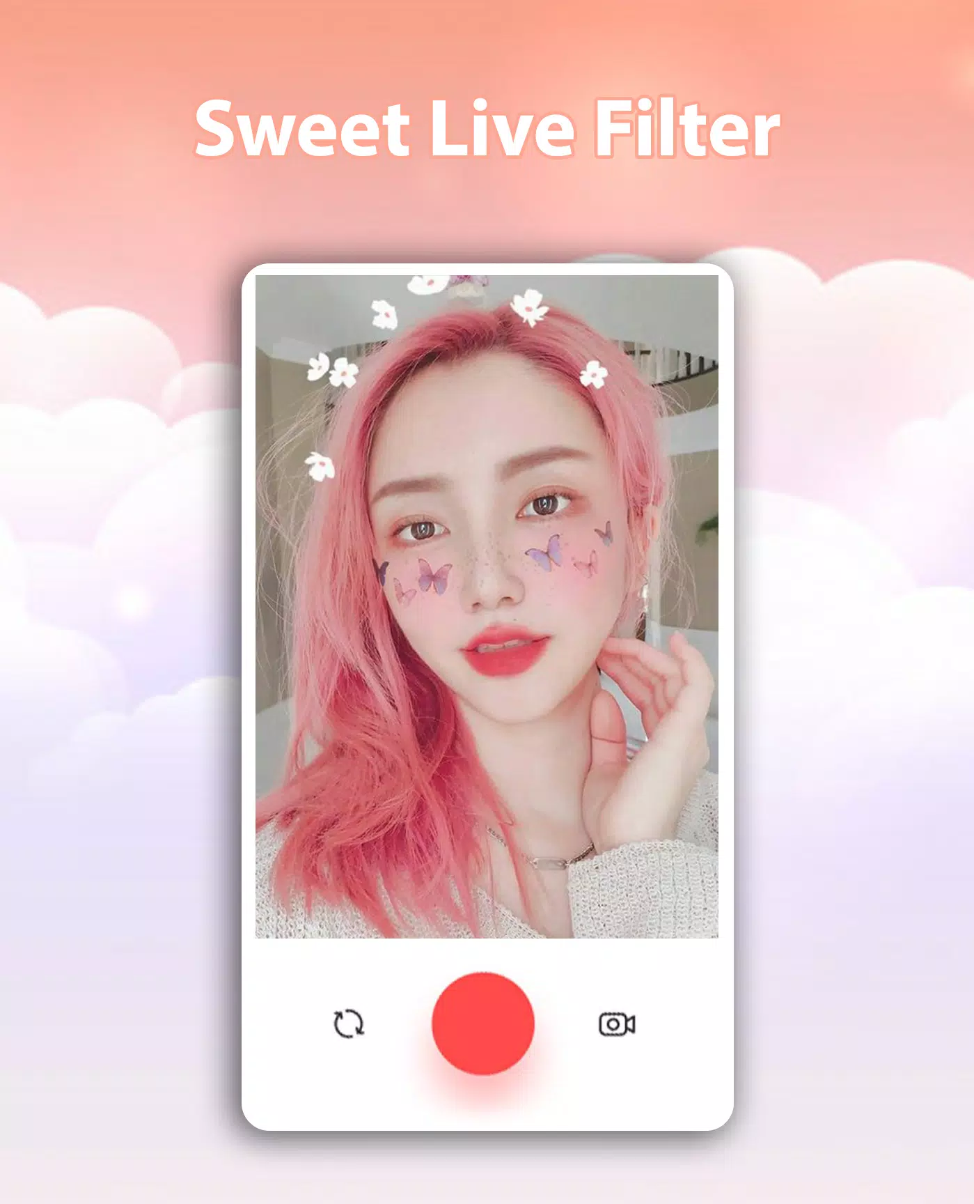 Sweet Live Filter Zrzut ekranu 3