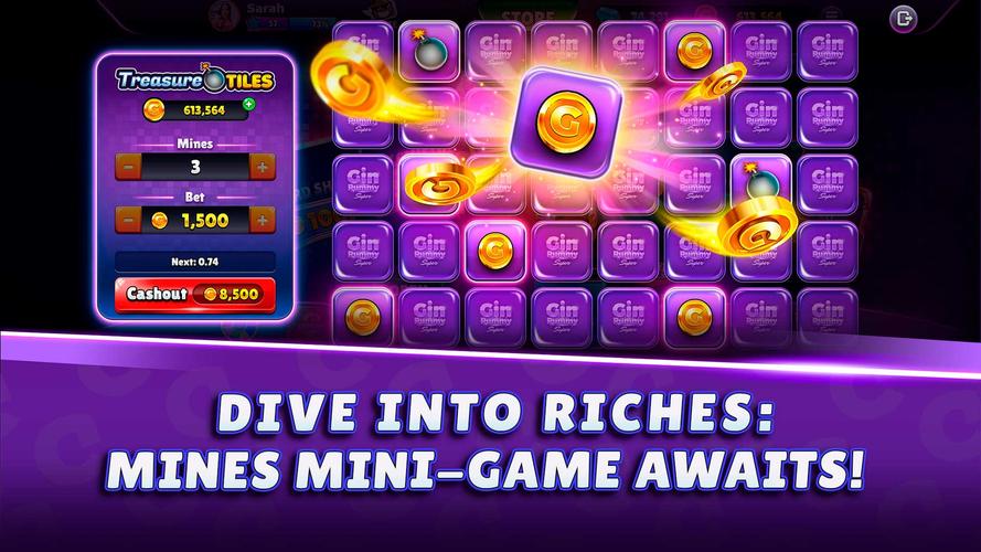 Gin Rummy Super - Card Game ภาพหน้าจอ 1